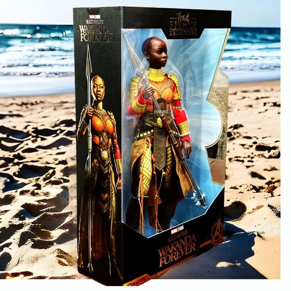 Marvel Black Panther Wakanda Forever Okoye 13” Fashion Doll Action Figure Sealed - Picture 5 of 6